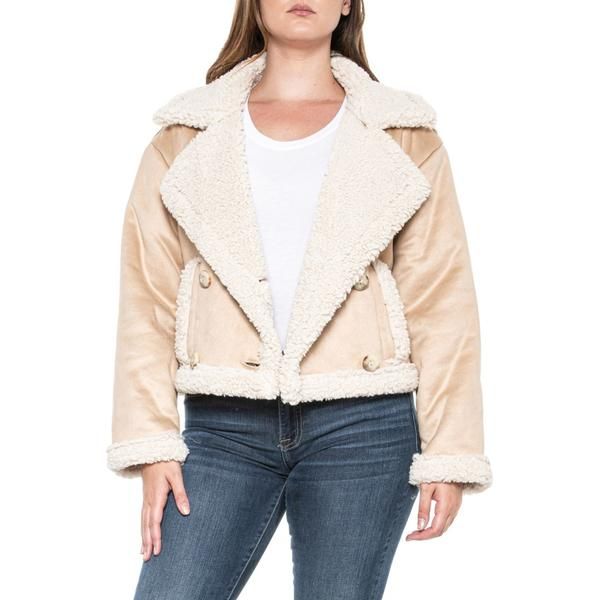 フライ レディース アウター ジャケット・ブルゾン Frye FauxShearling Jacket Sand サンド