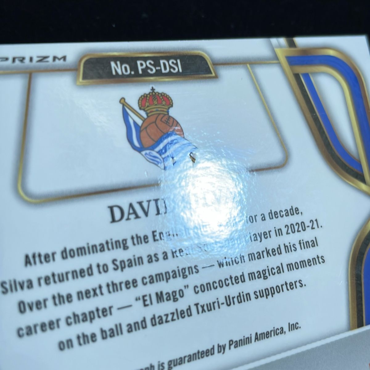 David Silva ダビド・シルバ Panini Select La Liga 2025-26 Silver