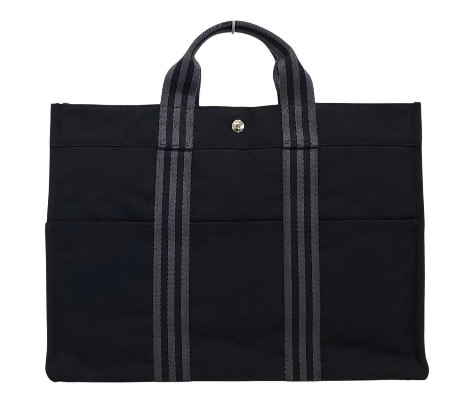 極美品【エルメス】フールトゥ トートMM◆ハンドバッグ ビジネスバッグ ブラック 黒◆D3390