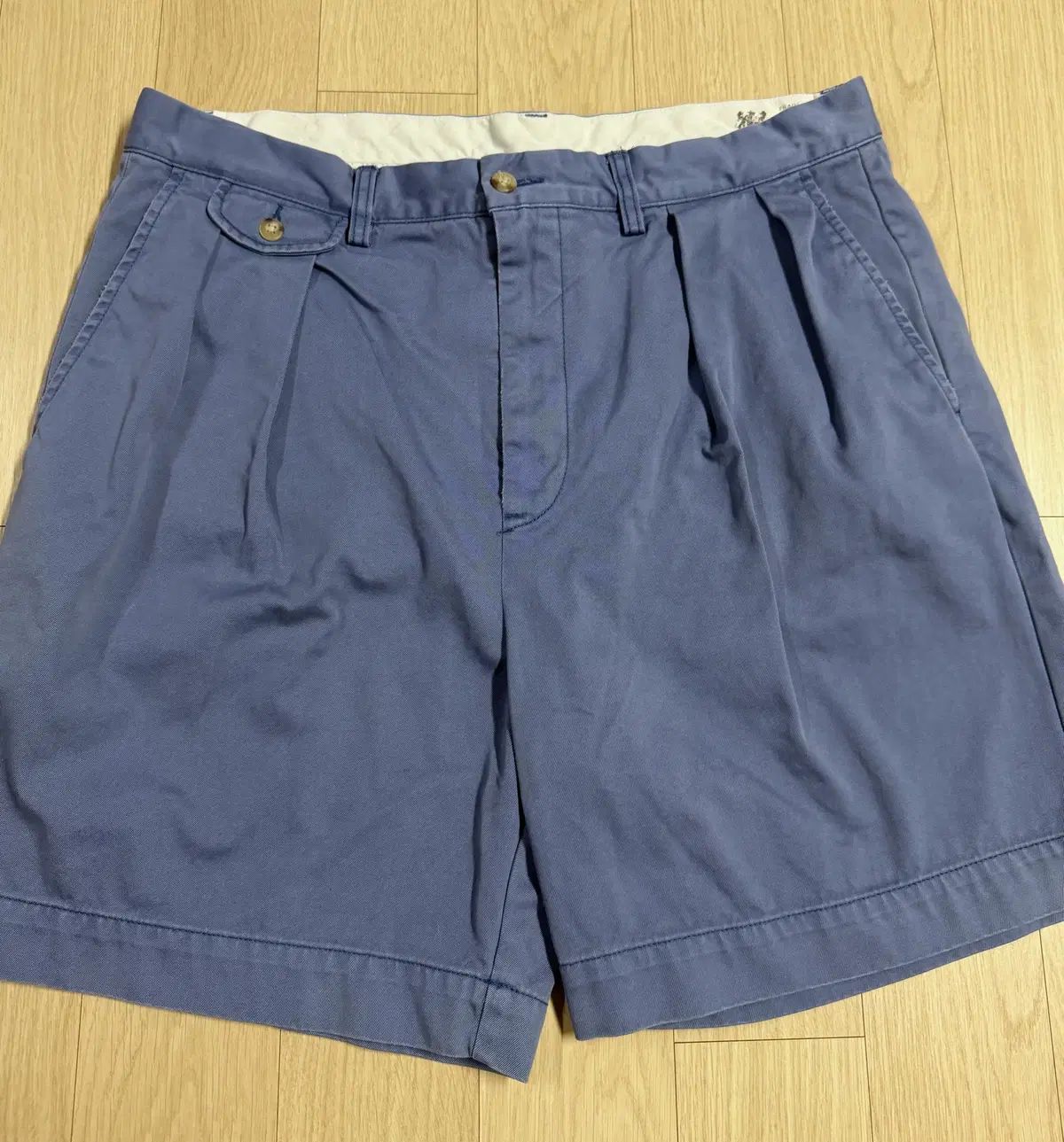 ポロラルフローレン プリーツ コマク ハーフパンツ 35 サイズ