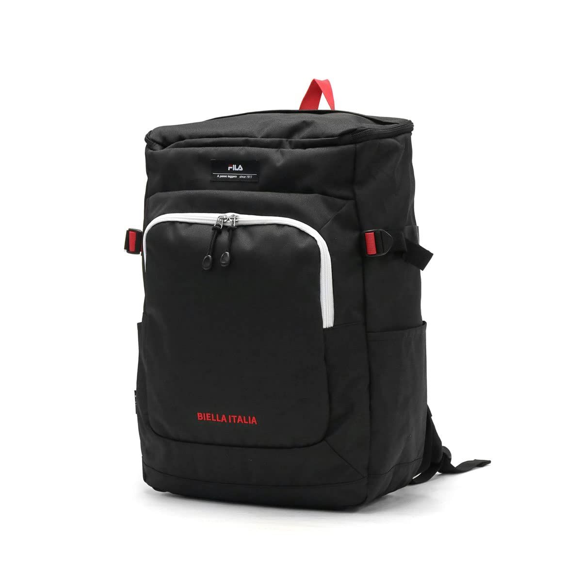 新品 [フィラ] 軽量リュックサック レジェロ 軽量スクエアリュック33L レッド ワンサイズ
