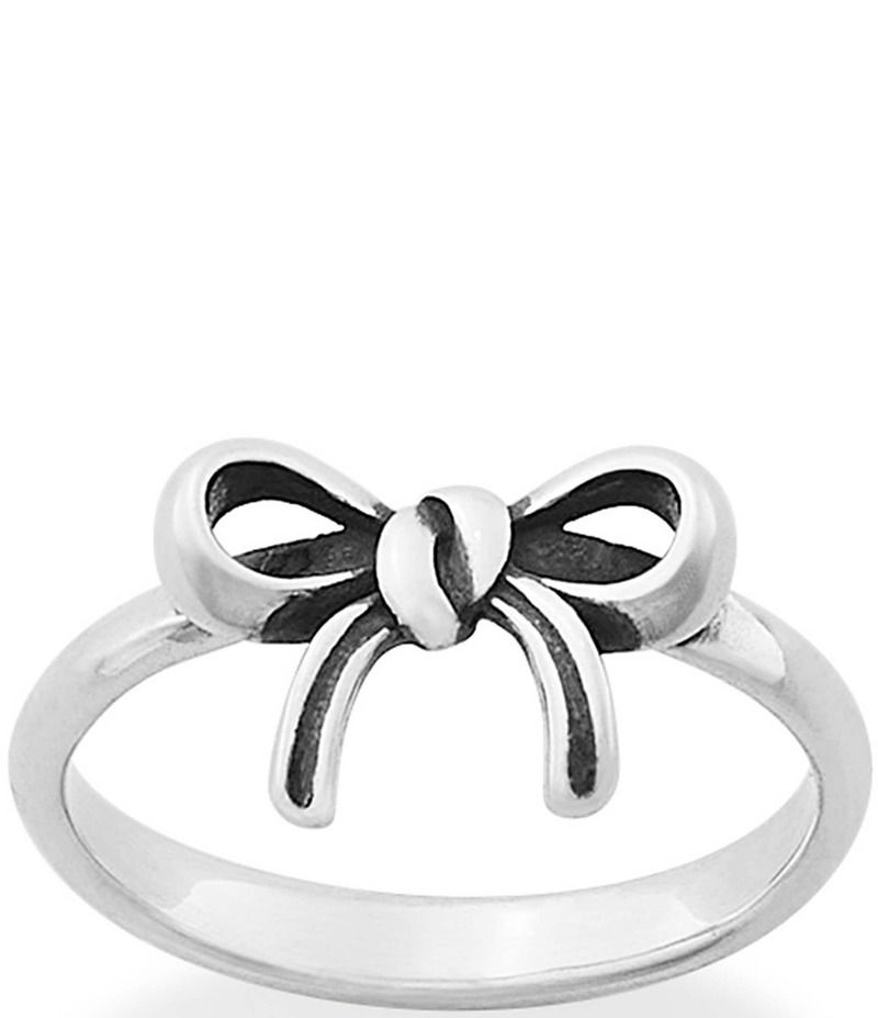 ジェームズ エイヴリー レディース アクセサリー 指輪 James Avery Delicate Bow Band Ring Sterling Silver シルバー