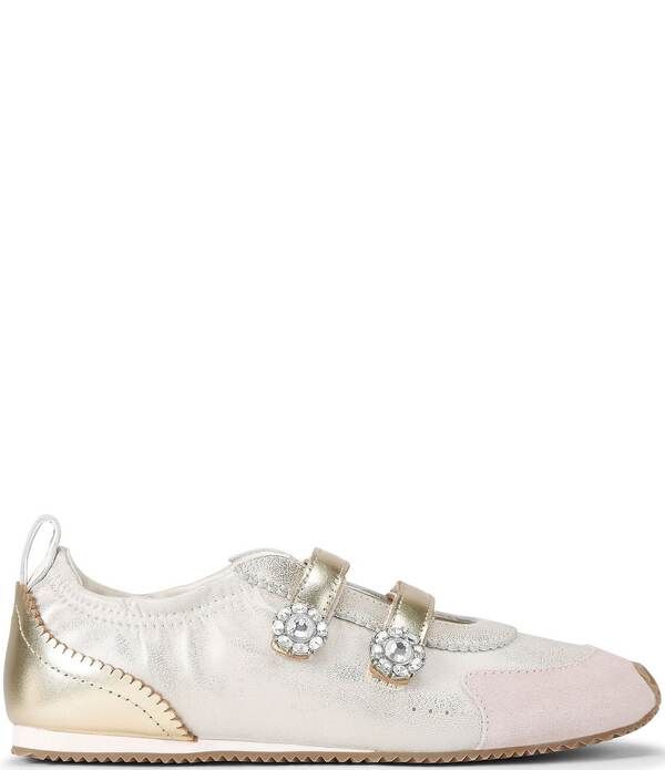 カートジェイガーロンドン レディース シューズ スニーカー Kurt Geiger London Kurt Geiger Islington Multi Jewel Ornamented Mary Jane Sneakers Open White ホワイト