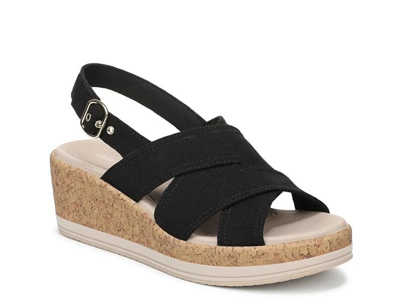 ライフストライド レディース シューズ サンダル LifeStride Rye Wedge Sandal Black ブラック