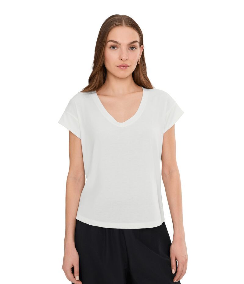 コロンビア レディース トップス シャツ Vネック Columbia Daniela Falls VNeck Short Sleeve Tee Sea Salt