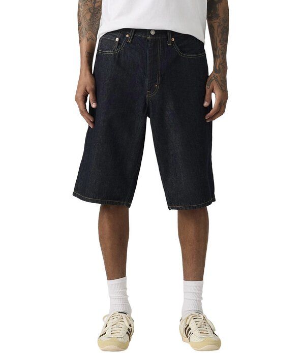 リーバイス メンズ ボトムス ハーフパンツ・ショーツ ショートパンツ LevisR 470 Baggy 12 Inseam Shorts Rinse Ruler
