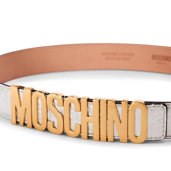 モスキーノ レディース アクセサリー ベルト レザー Moschino Leather