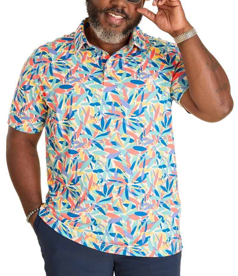 チャビーズ メンズ トップス シャツ ポロシャツ Chubbies Crowd Of Thorns Short Sleeve Performance Polo Shirt Medium Blue ブルー