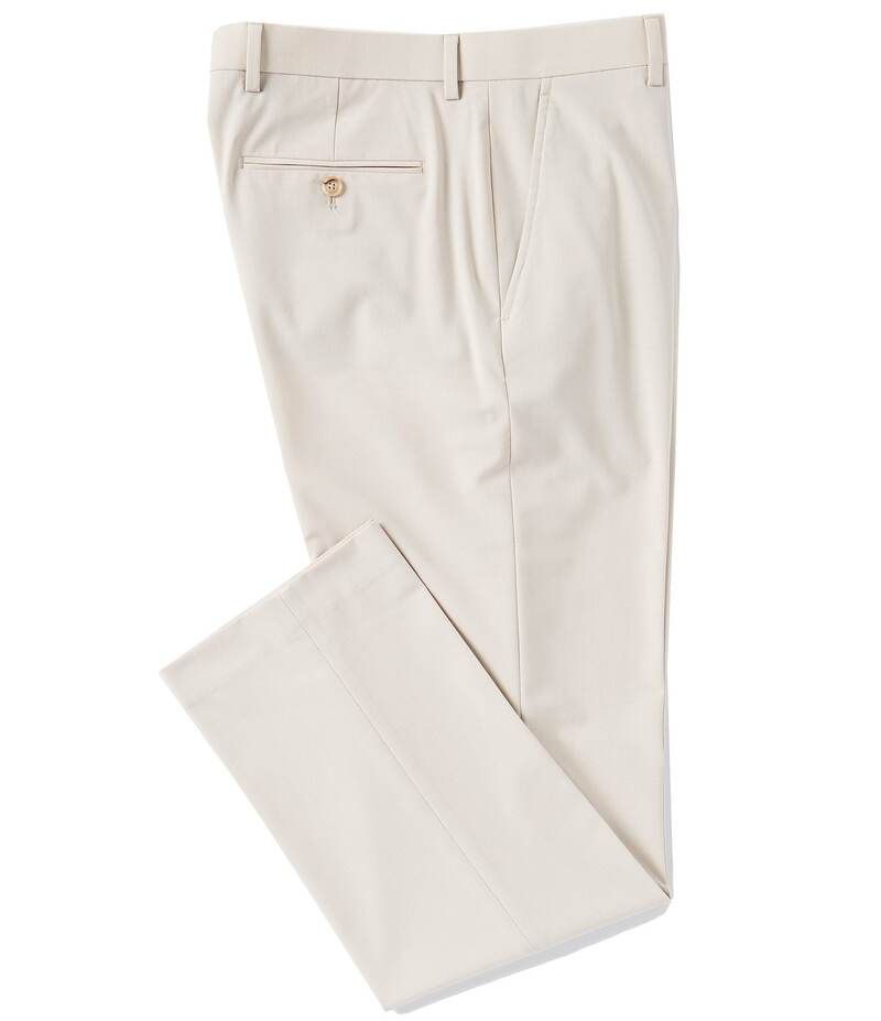 ペリーエリス メンズ ボトムス カジュアルパンツ パンツ Perry Ellis Premium Tailored Flat Front Dress Pants Light Grey グレー
