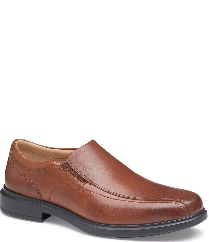 ジョンストンアンドマーフィー メンズ シューズ スリッポン・ローファー レザー ローファー Johnston Murphy Mens XC4 Stanton 20 Waterproof Leather Bike Toe Venetian Loafers Tan