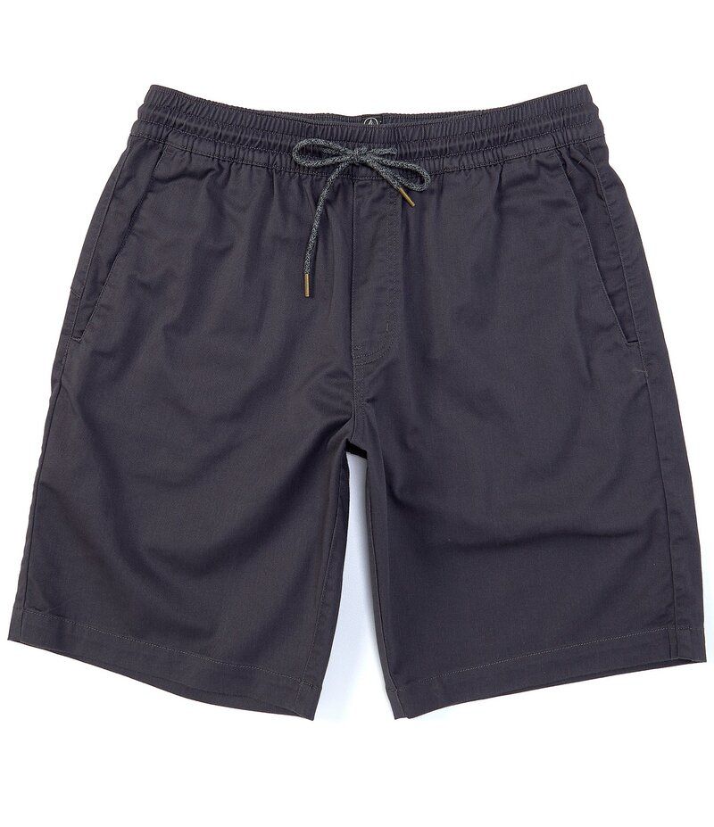 ボルコム メンズ ボトムス ハーフパンツ・ショーツ ショートパンツ Volcom Frickin Elastic Waist 19 Outseam Shorts Charcoal チャコール