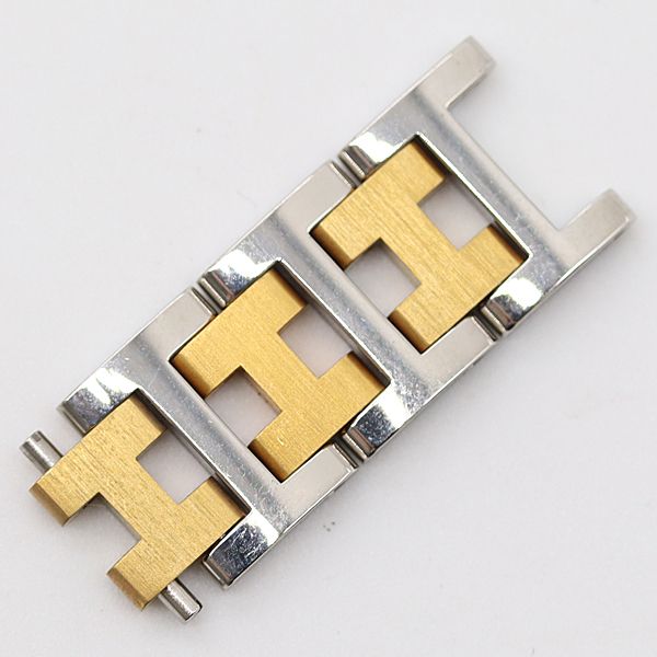 良品 エルメス 75.0314 純正コマ 1コマ シルバー/ゴールドカラー 12ｍｍ用 メンズ/レディース腕時計 2000000 NSK KUT