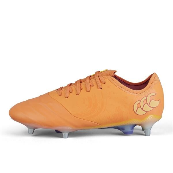 カンタベリー メンズ シューズ ブーツ・レインブーツ Canterbury Phoenix Genesis Elite Soft Ground Rugby Boots OrngeYlwRed レッド