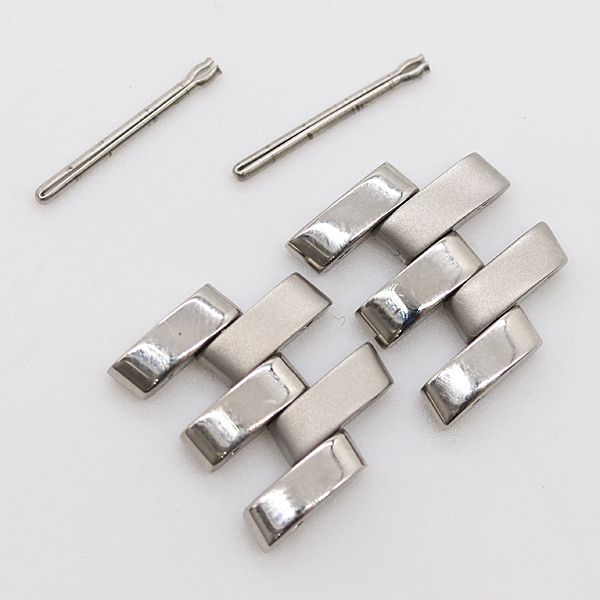 良品 グッチ 5500L 純正コマ 2コマ シルバーカラー 14mm レディース腕時計 2000000 5NBG KUT