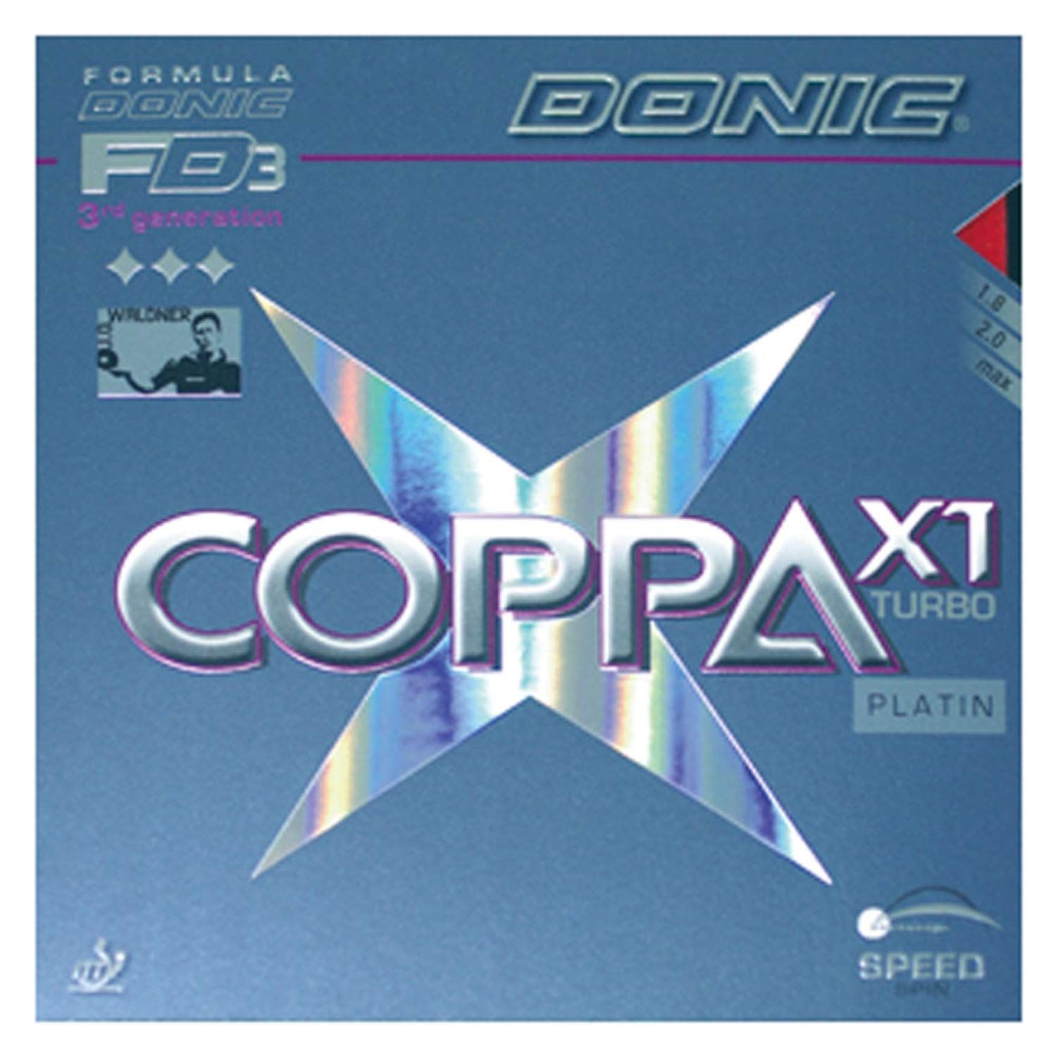 新品 DONIC(ドニック) 卓球 コッパ X1 タ―ボ 裏ソフトラバー レッド MAX AL051 6,638円