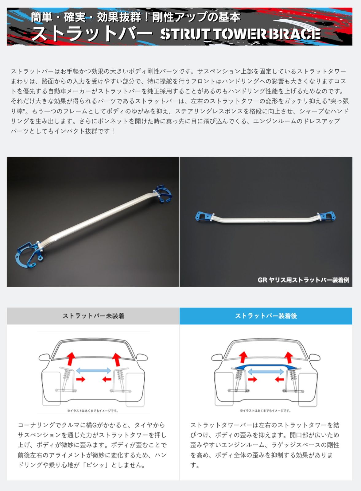 新品 クスコ ( CUSCO ) ストラットバー オーバルシャフト 【 type OS-T