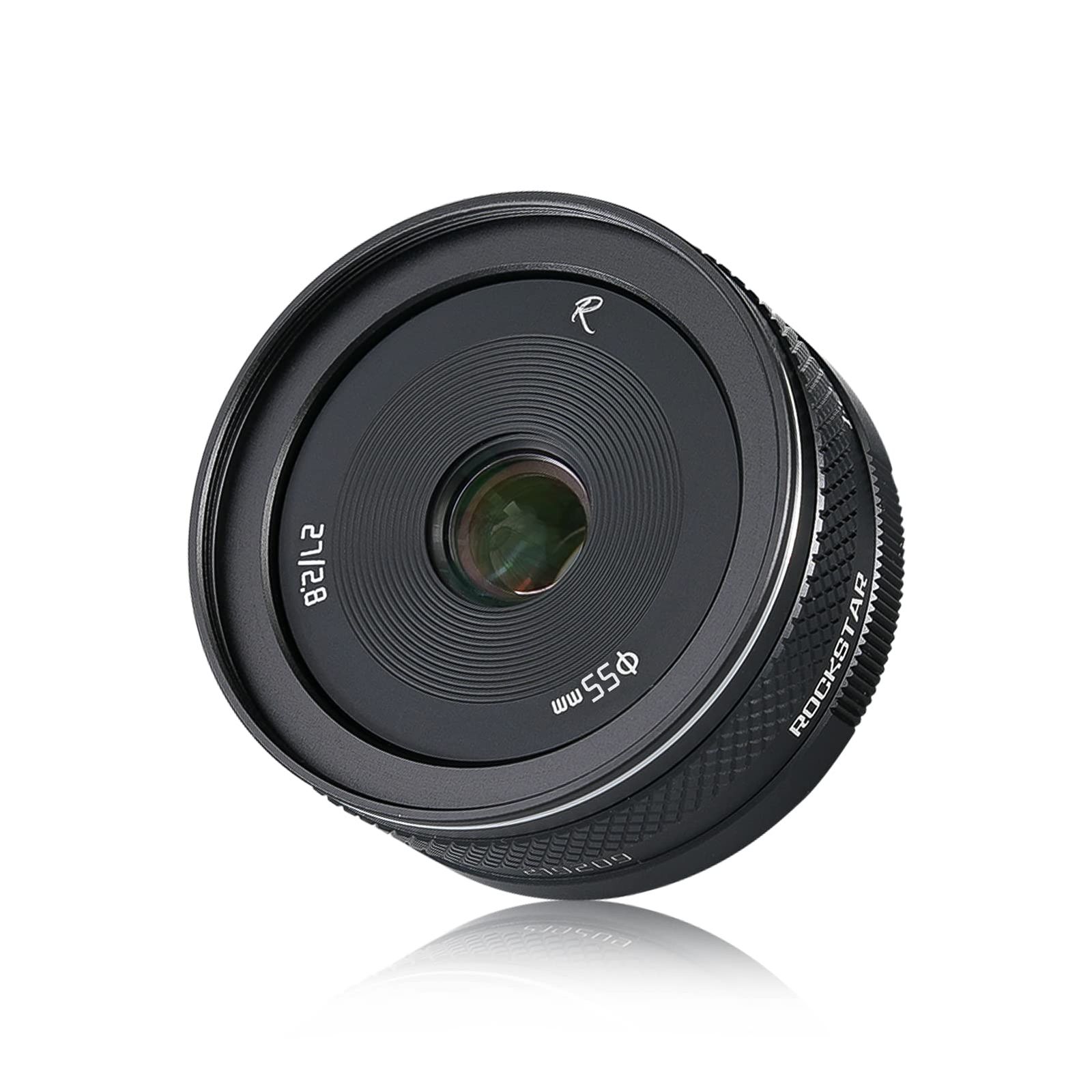 新品 AstrHori アストロリ27mm F2.8 Ⅱ単焦点 キヤノンEF-Mマウント APS-C ブラック 岩石星 【2年・国内正規品】