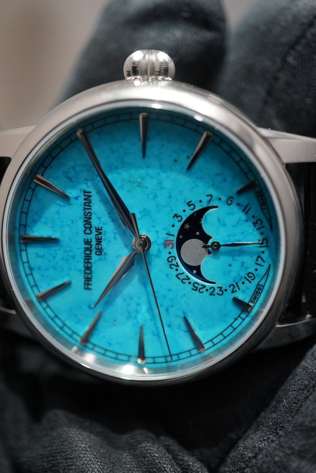 限定716本 FREDERIQUE CONSTANT フレデリックコンスタント ターコイズ