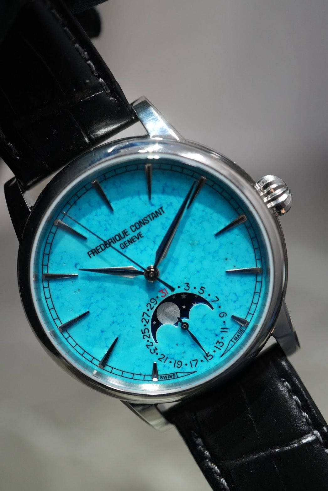限定716本 FREDERIQUE CONSTANT フレデリックコンスタント ターコイズ クラシック 2026年4月印 中古美品 FC-716TU3H6