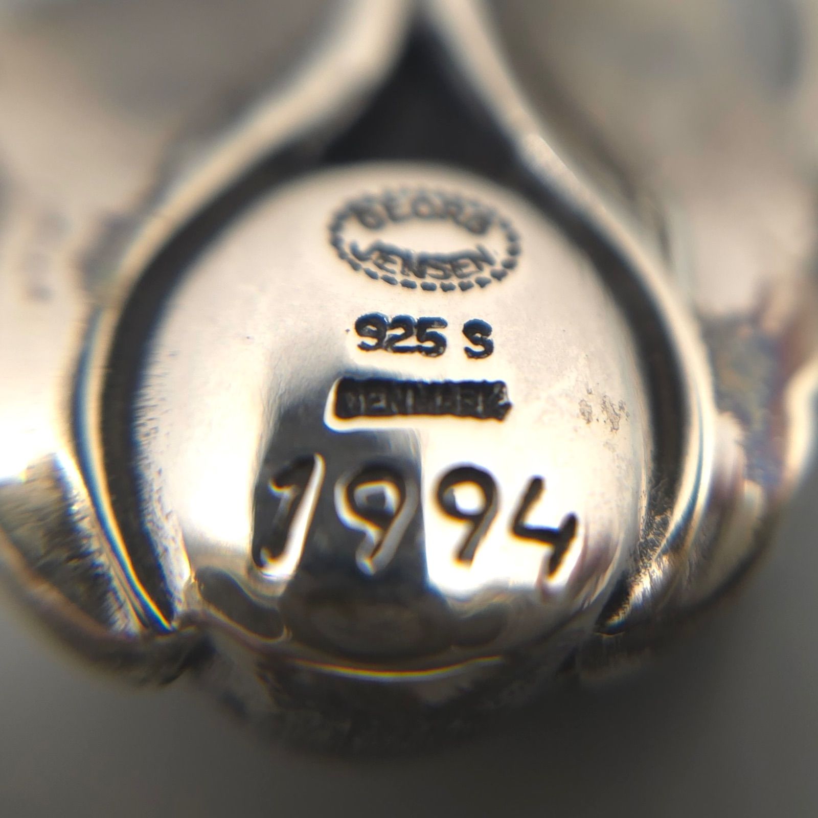   イヤーペンダント 1994年製 箱あり　#4506-2 GEORG JENSEN ジョージ・ジェンセン 1994 ヘリテージコレクション