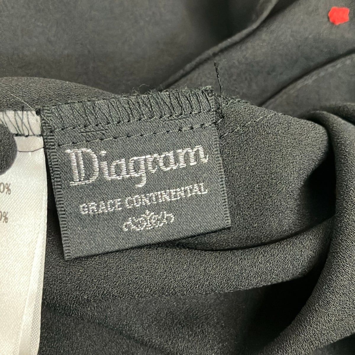 【美品】Diagram GRACE CONTINENTAL 24SS 36サイズ Diagram GRACE CONTINENTAL(ダイアグラム) 長袖シャツブラウス サイズ