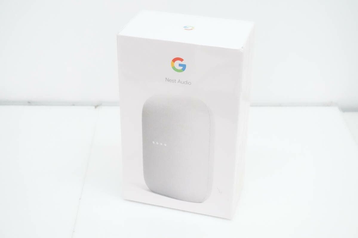 未使用】Googleグーグル Google Nest Audio GA01420-JP チョーク
