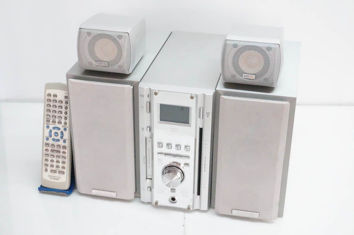 中古】KENWOODケンウッド コンパクトHi-Fiシステム DVD／CD／MD
