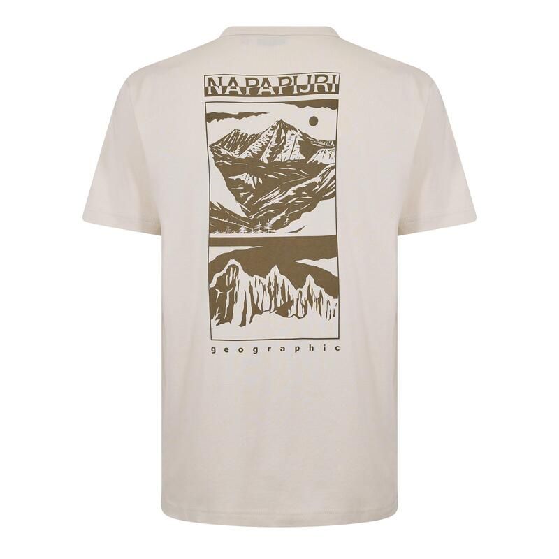 ナパピリ メンズ トップス Tシャツ グラフィック Napapijri Graphic Tshirt Mens Off White Vista オフホワイト