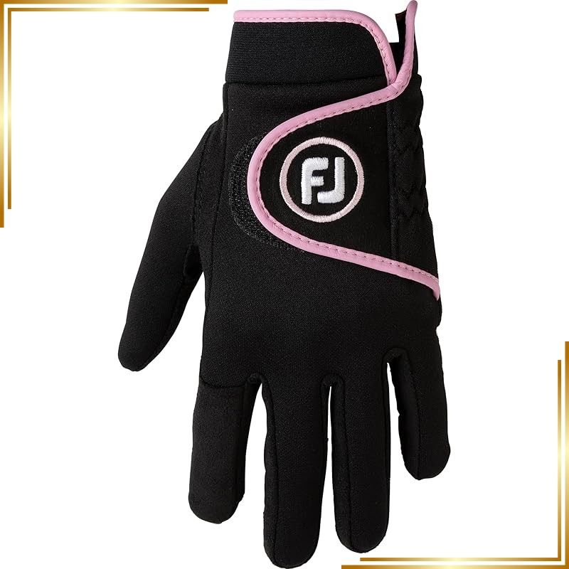 【新品】 [フットジョイ] グローブ ＷＯ ウェザーグリップエクストリーム ブラック／ピンク レディース M FGWWX24 FGWWX24BP-M 0