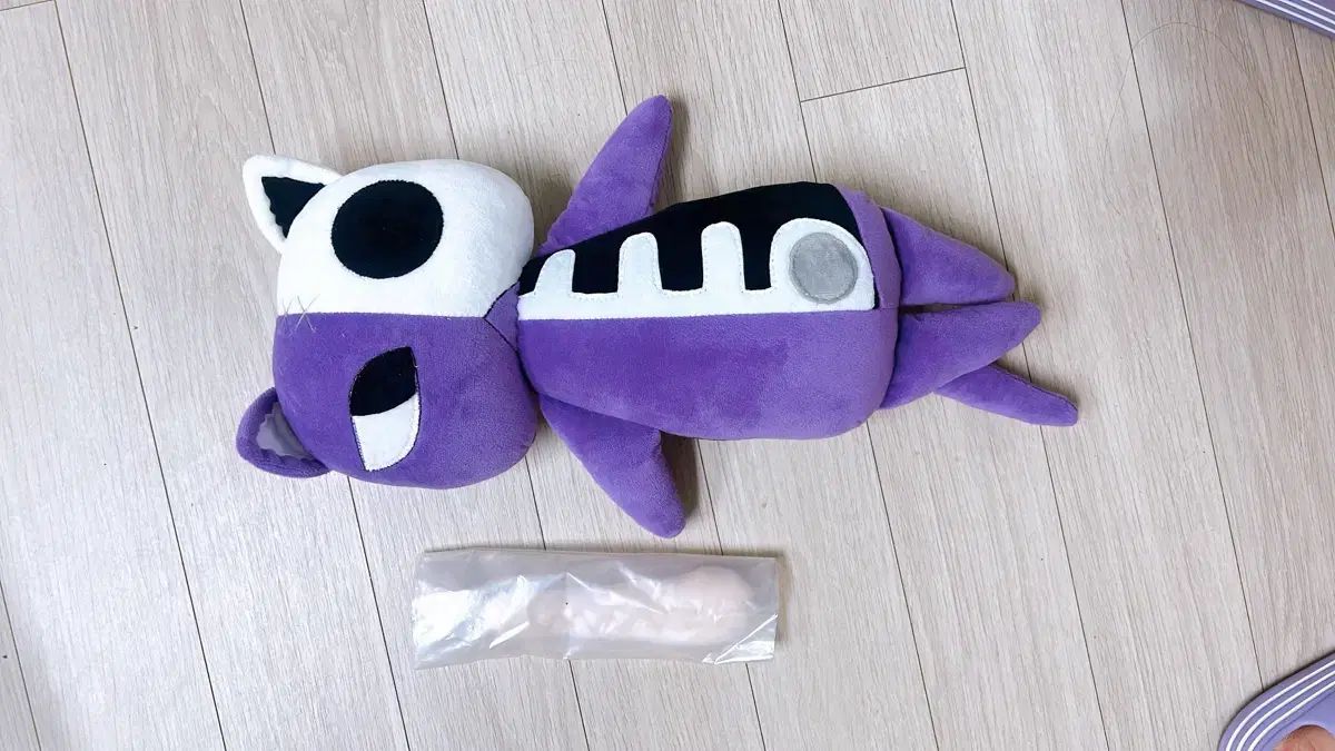 ファンタジーのショーツ＆ストッキングwithガーターベルト ホネ猫 ぬいぐるみ 約 40cm