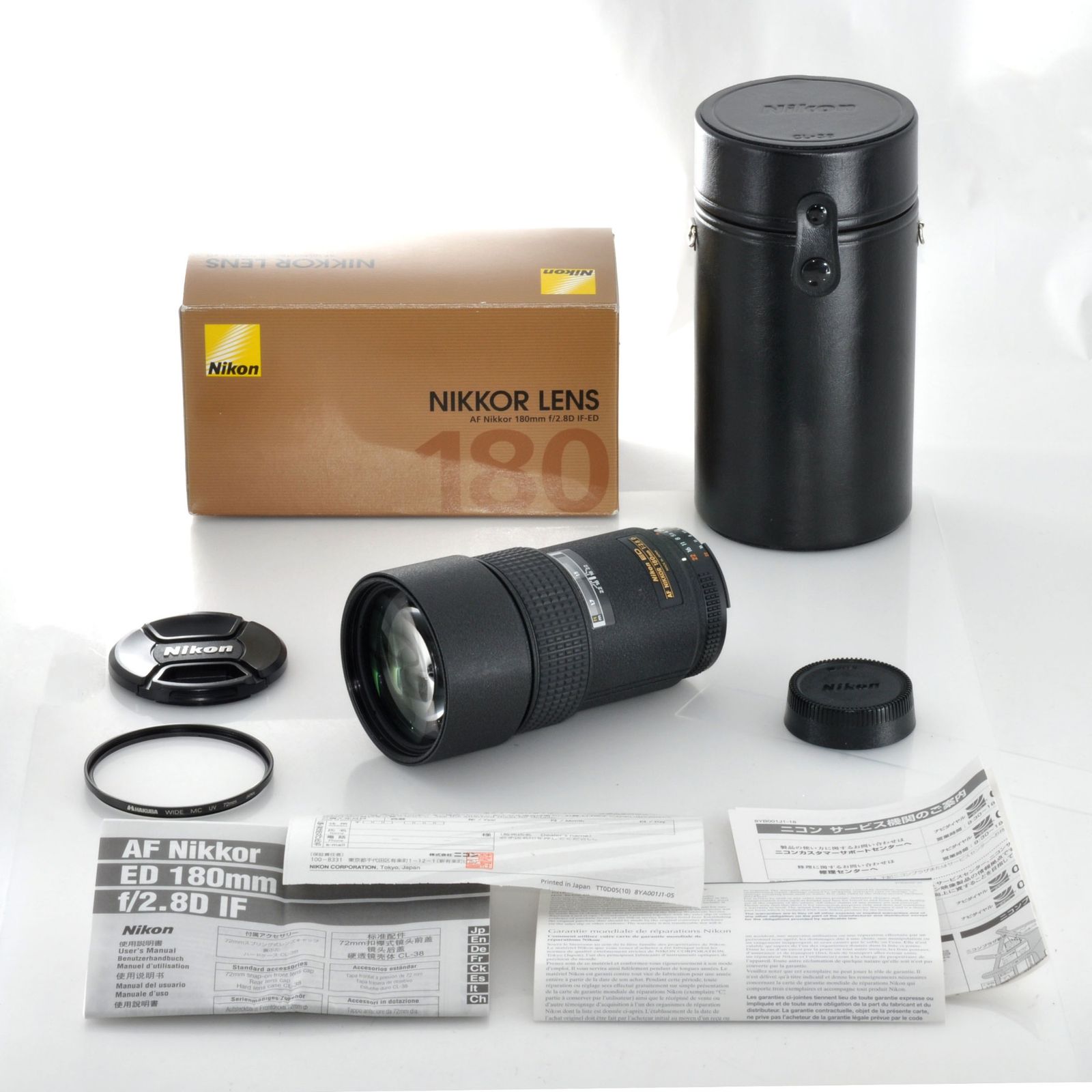 ニコン】Nikon ED NEW AF NIKKOR 180mm F2.8 D オートフォーカスレンズ