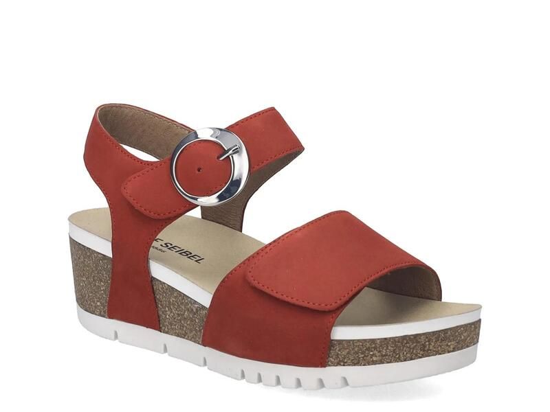 ジョセフセイベル レディース シューズ サンダル Josef SeibelQuinn 16 Wedge Sandal Womens Red レッド
