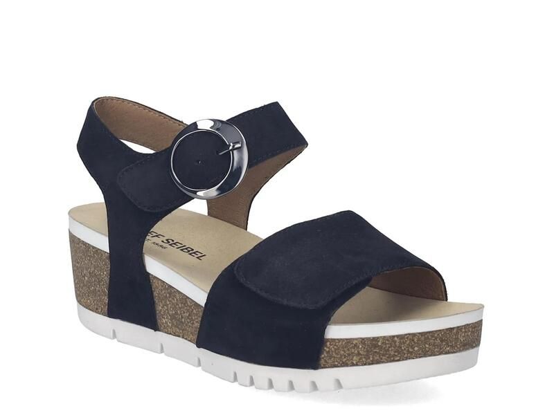 ジョセフセイベル レディース シューズ サンダル Josef SeibelQuinn 16 Wedge Sandal Womens Black ブラック