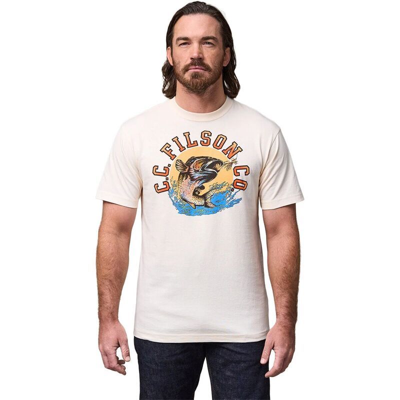 フィルソン メンズ トップス Tシャツ グラフィック Filson Dry Fly Graphic TShirt Mens Basswood