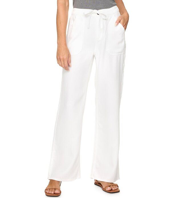 フラッグ アンド アンセム レディース ボトムス カジュアルパンツ ワイドレッグ Flag and Anthem Bluffton Wide Leg Pants White ホワイト