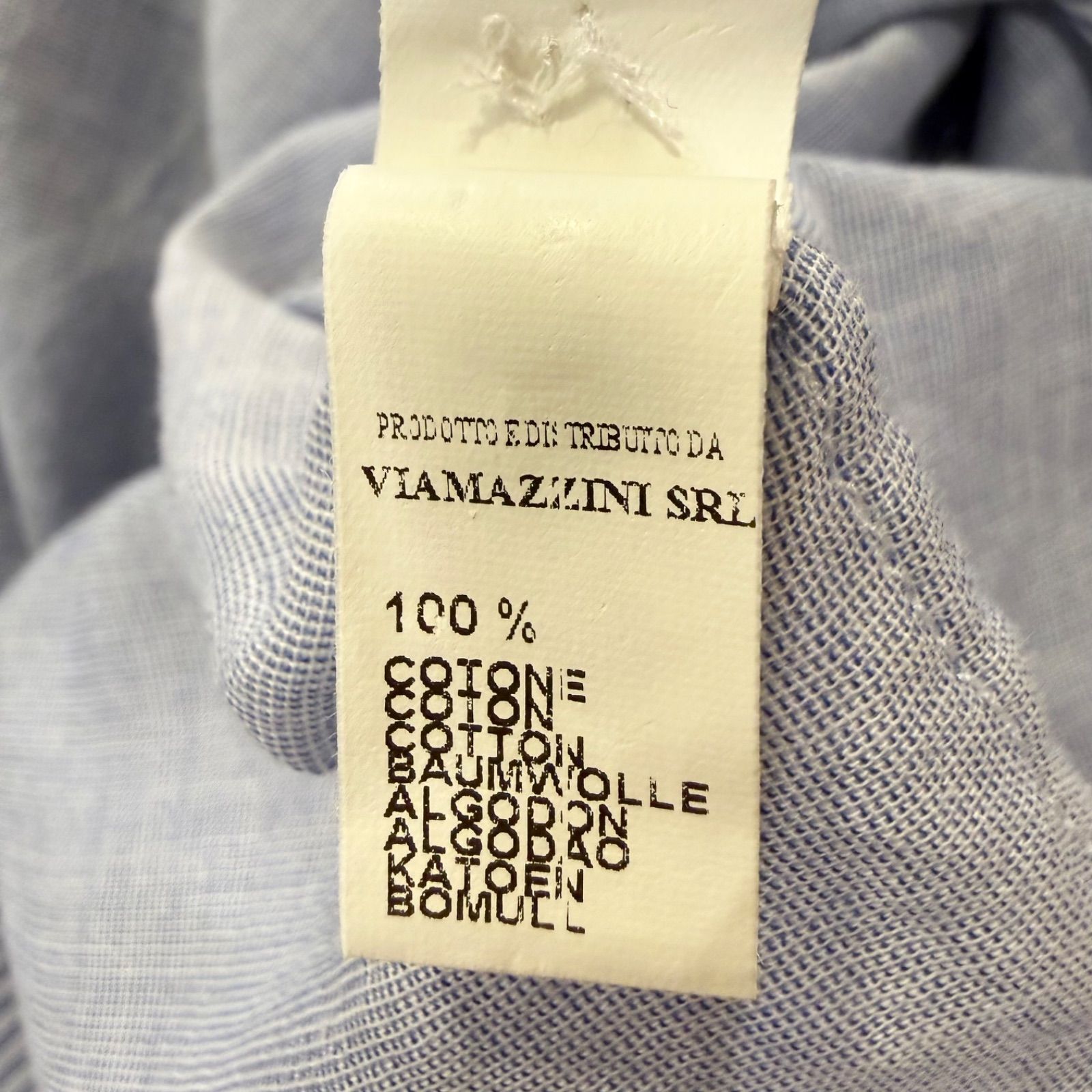 Ermanno Scervino エルマンノ・シェルヴィーノ 長袖シャツ サックス