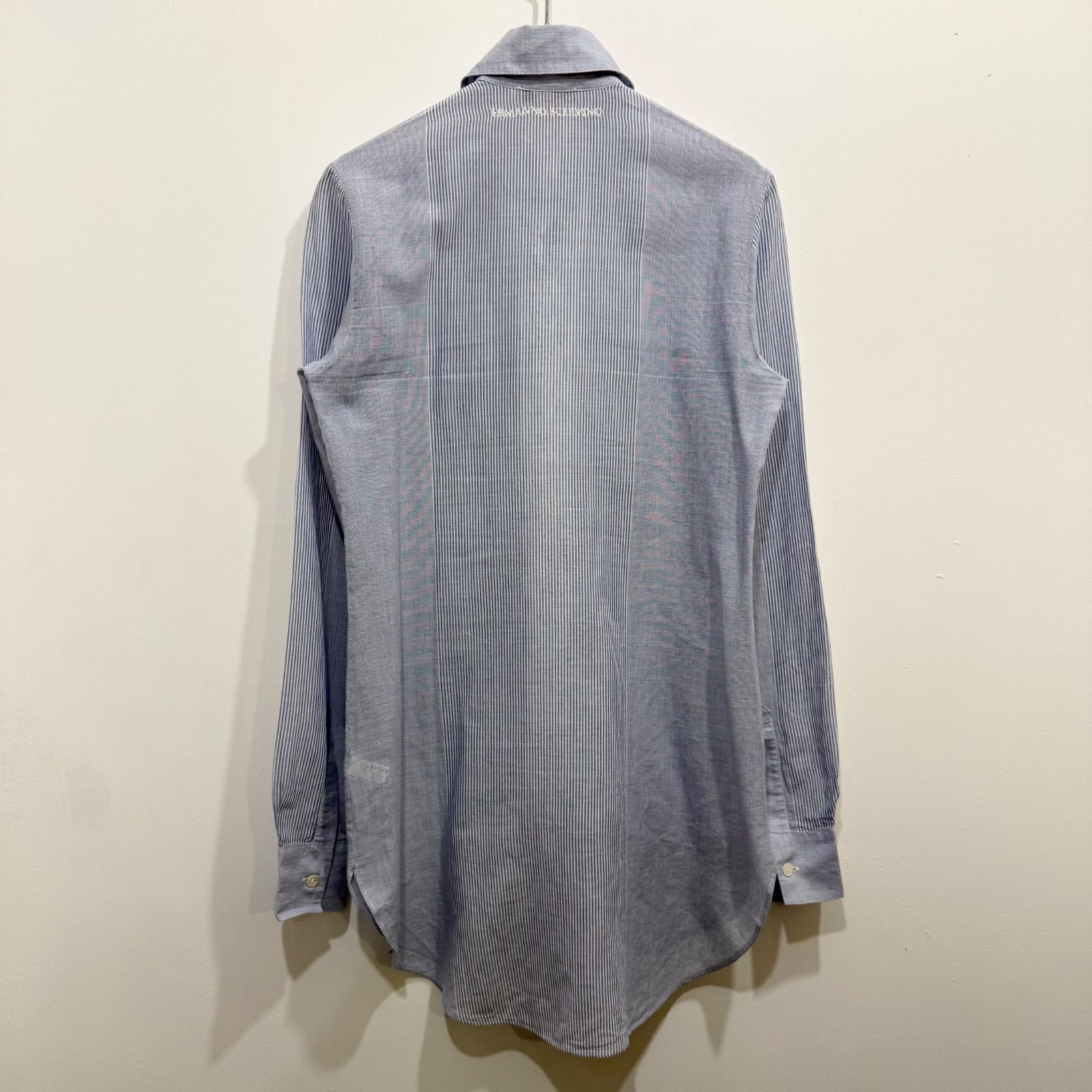 Ermanno Scervino エルマンノ・シェルヴィーノ 長袖シャツ サックス