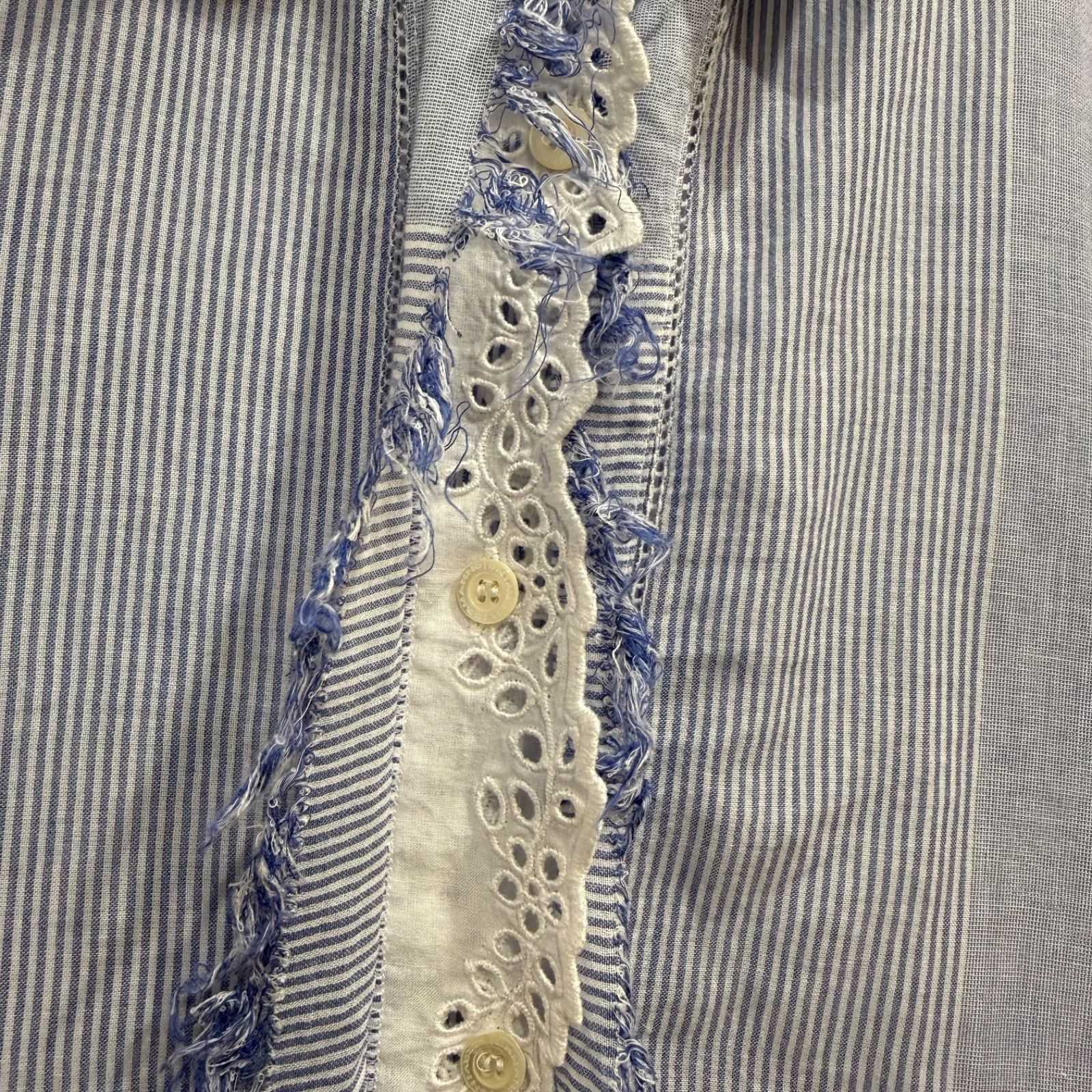 Ermanno Scervino エルマンノ・シェルヴィーノ 長袖シャツ サックス