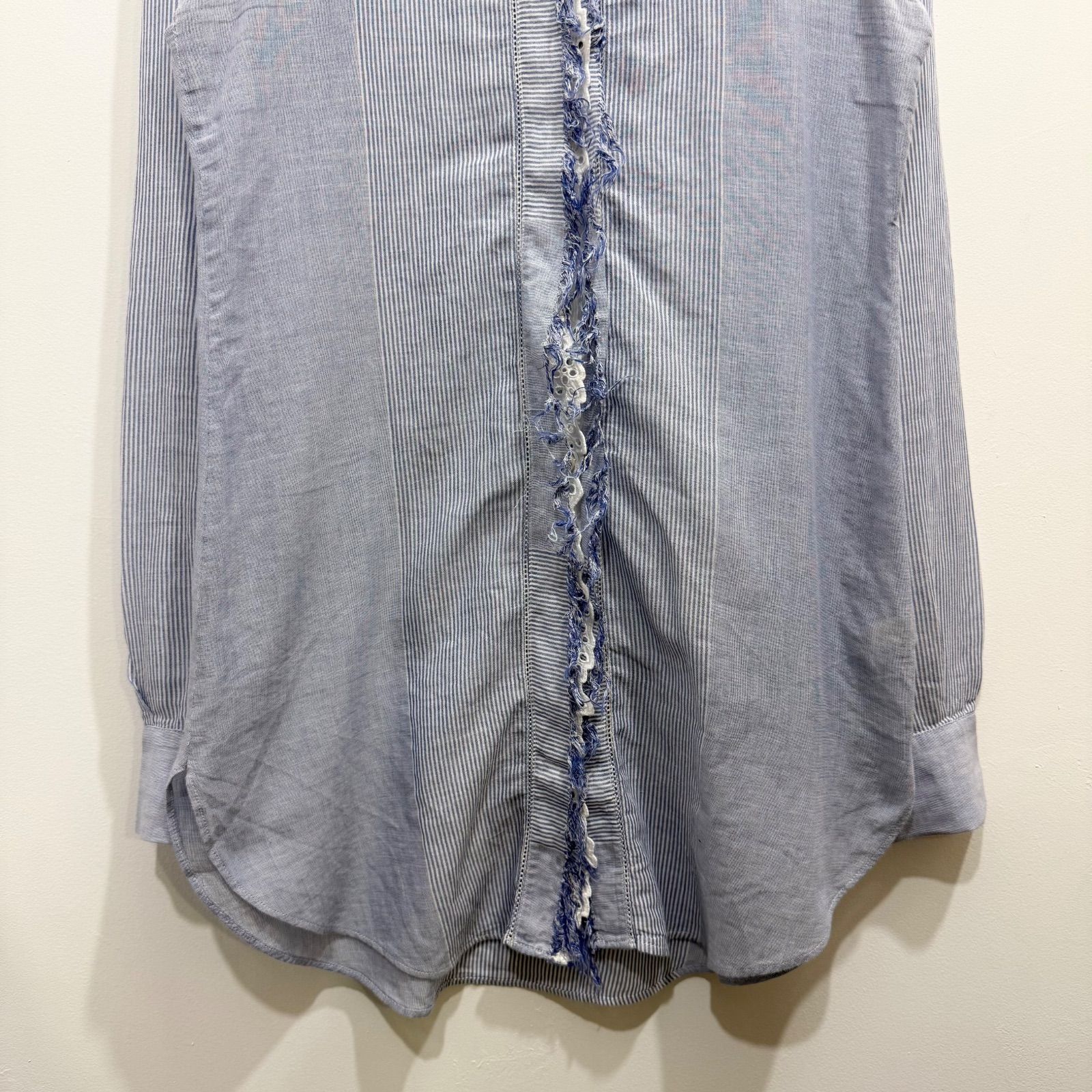 Ermanno Scervino エルマンノ・シェルヴィーノ 長袖シャツ サックス