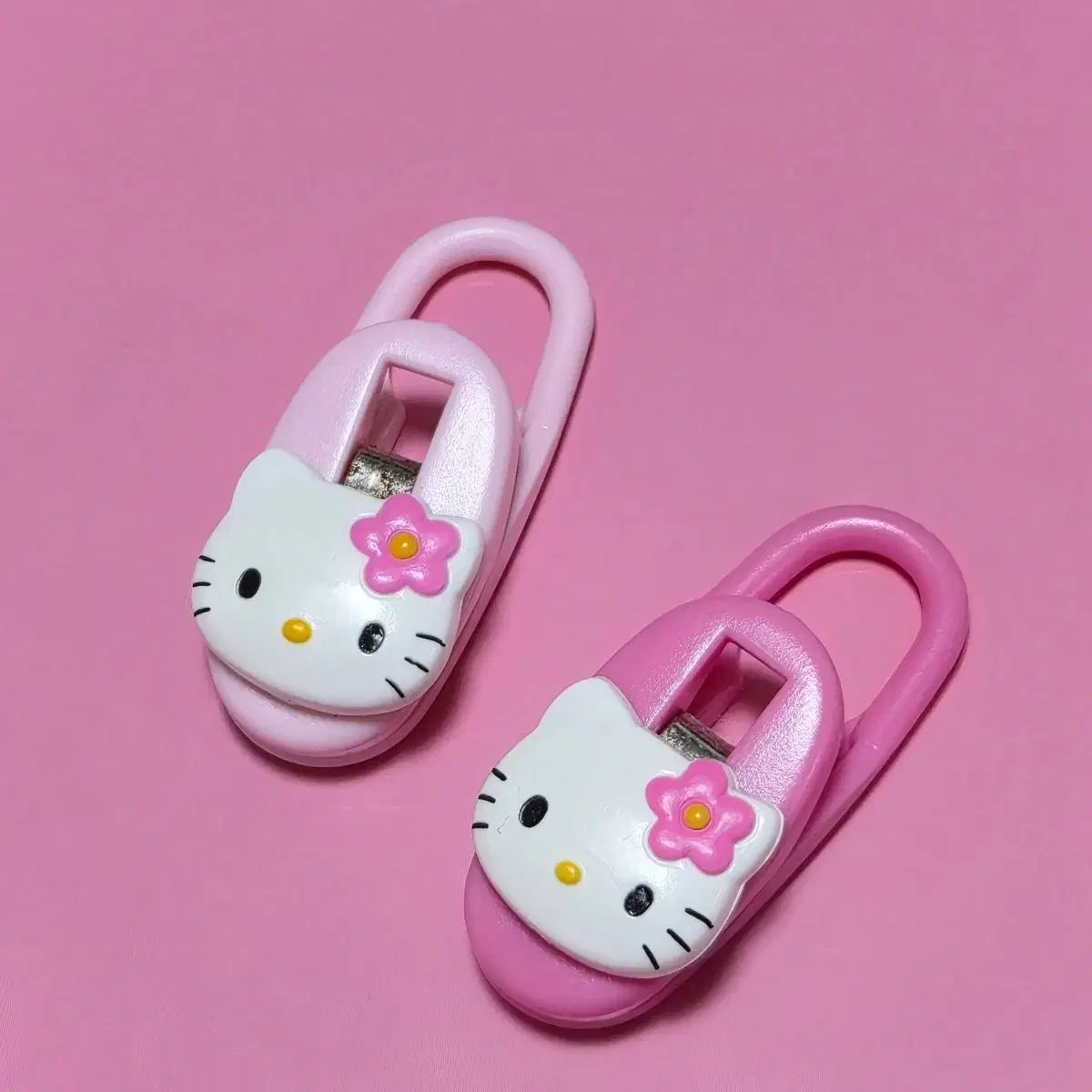 レトロキティー カオハナ ハローキティ クリップ 2種 まとめ ダイアリーデコ