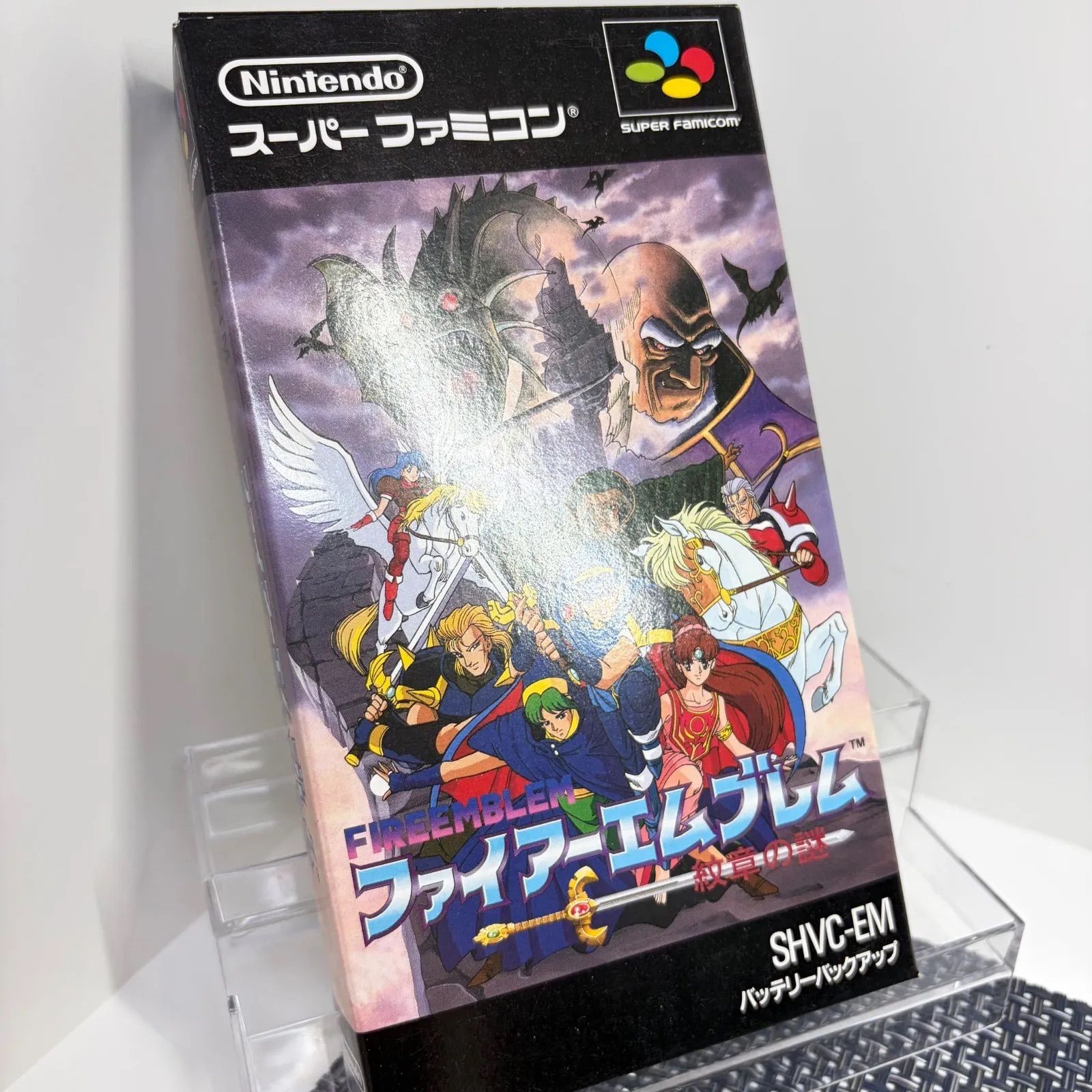 【動作確認済】SFC ファイアーエムブレム 紋章の謎 スーパーファミコン 化粧箱付き
