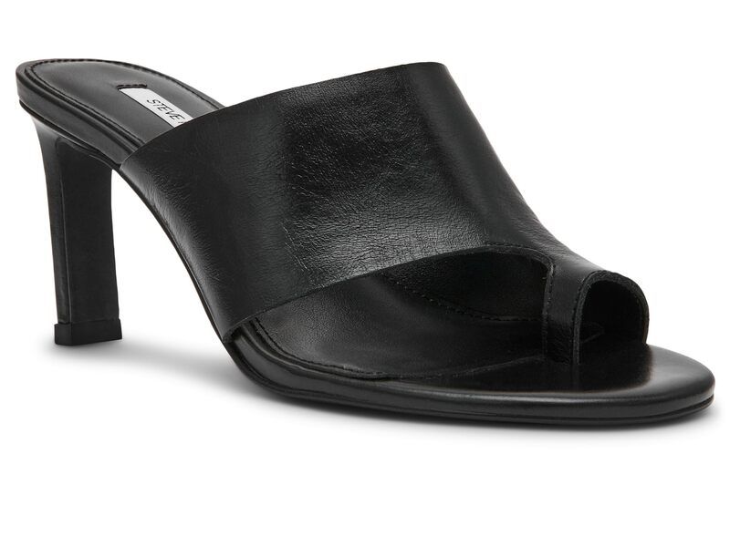 スティーブ マデン レディース シューズ ブーツ・レインブーツ Steve Madden Valentin Black Leather ブラック