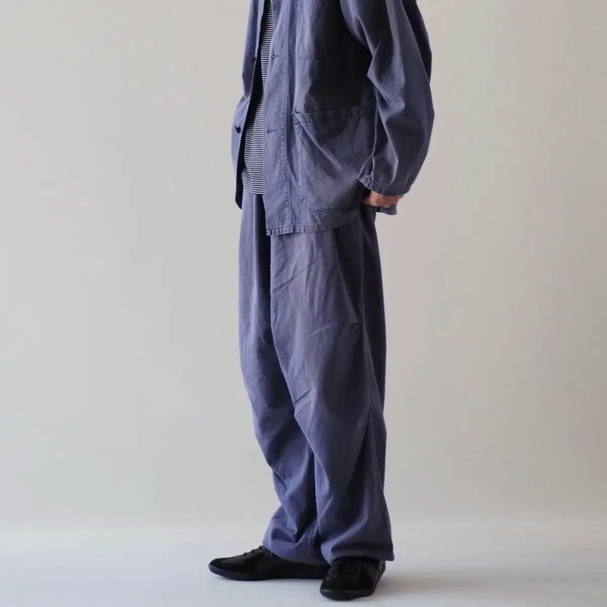 2 コモリ 24SS コットン ドリル パンツ