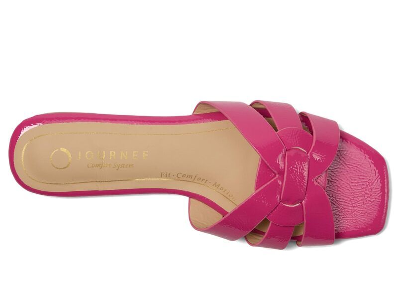 ジュルネ コレクション レディース シューズ サンダル Journee Collection Arrina Hot PinkPatent ピンク ジュルネ コレクション レディース シューズ サンダル Journee Collection Arrina Hot PinkPatent ピンク