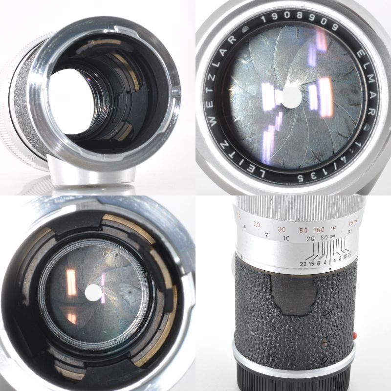 ライカ　テレエルマー 1:4/135 カメラ レンズ LEITZ WETZLAR ライカ】Leica Leitz Elmar エルマー 135mm F4 Mマウント レンジ