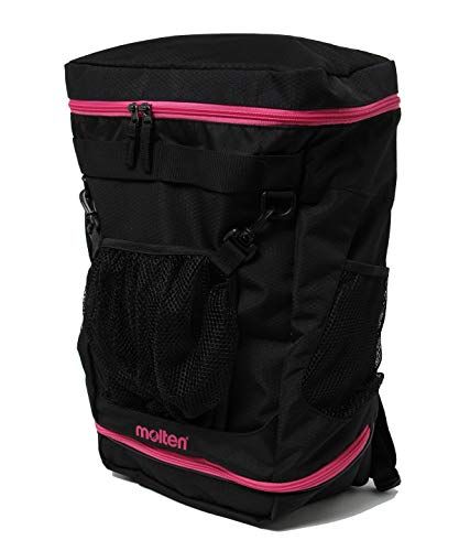 モルテン(molten) バスケットボール用バックパック 容量35L ブラック×ピンク LB0042-KMpms