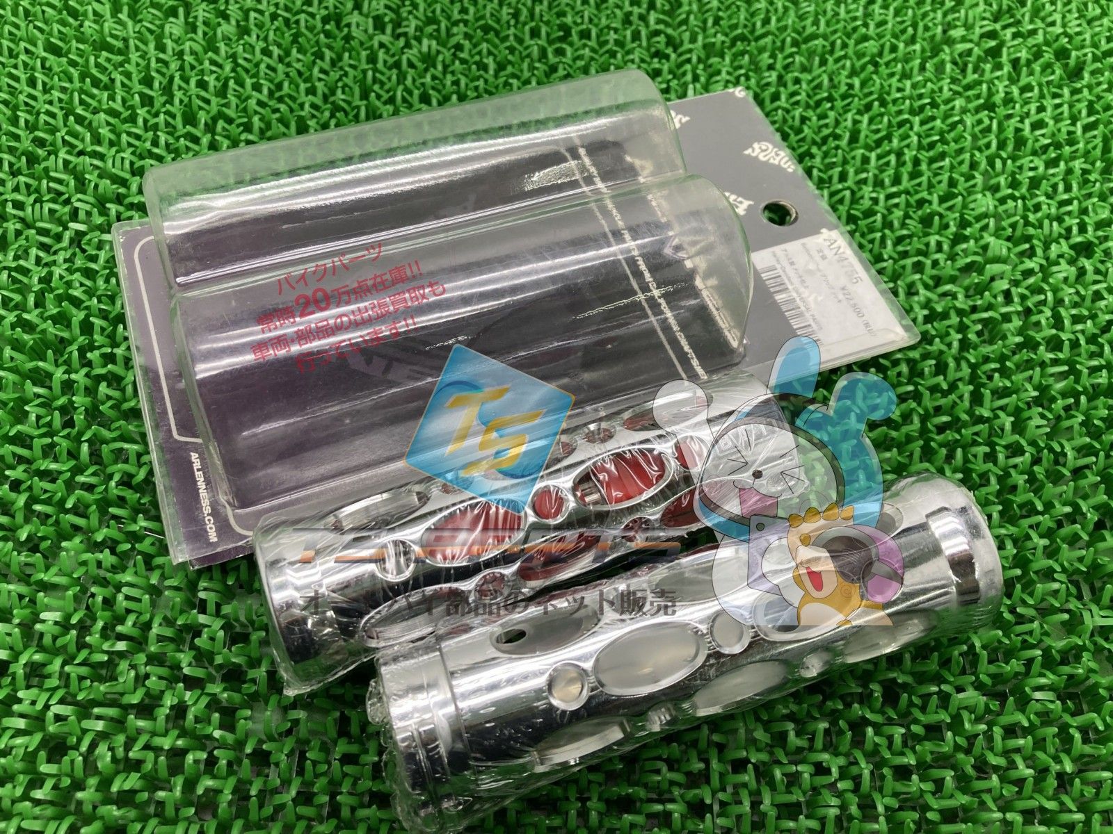 アレンネス製スポーツスター グリップ 左右 社外 新品 ハーレー Battistini アルミ mK アレンネス製スポーツスター グリップ 左右 社外 新品 ハーレー