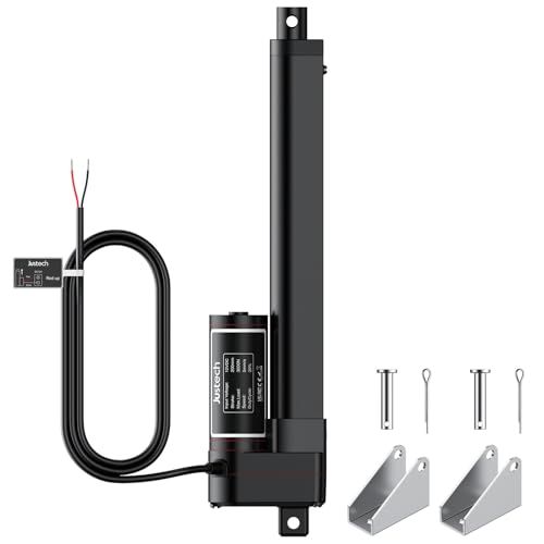 Justech リニアアクチュエーター 12V 電動アクチュエータ 3000N 50mm 100mm 200mm IP65 速度7-10mm/s 低騒音 線形アクチュエーター 正＆逆制御 農業機械/外科用ベッド/電動リフトレバーに対応 (20 bfb41e66