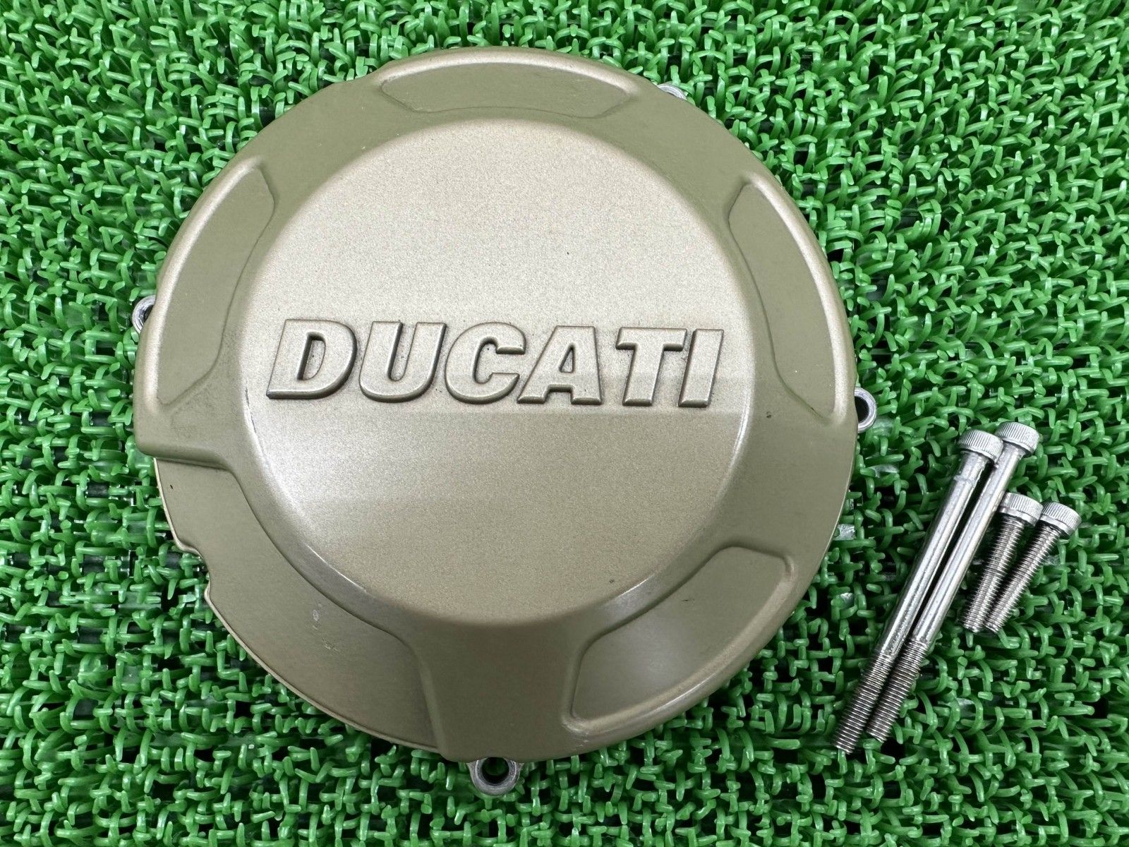 ストリートファイターS エンジンカバー ドゥカティ 純正 中古 ゴールド DUCATI Gb