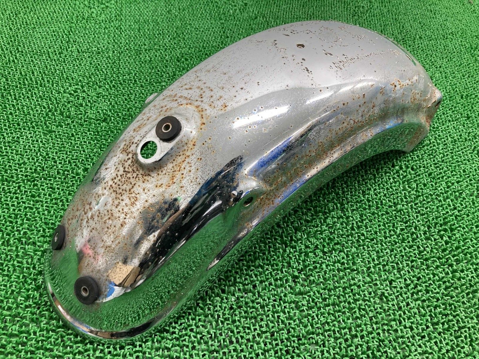 エストレヤ リアフェンダー カワサキ 純正 中古 BJ250A エストレア ESTRELLA qB